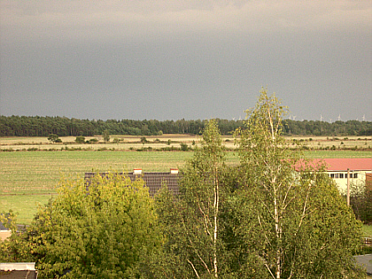 view fron the school over the fields