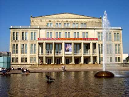 the theatre in Leipzig