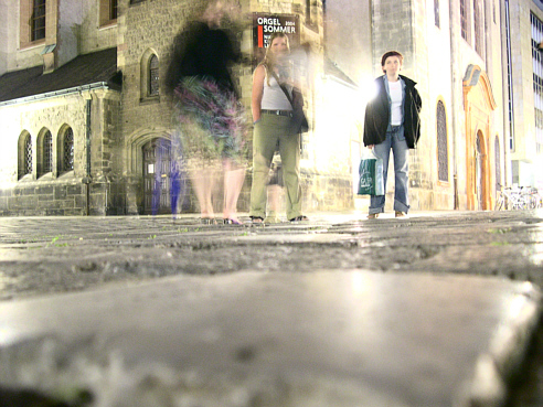 Night impressions of Leipzig